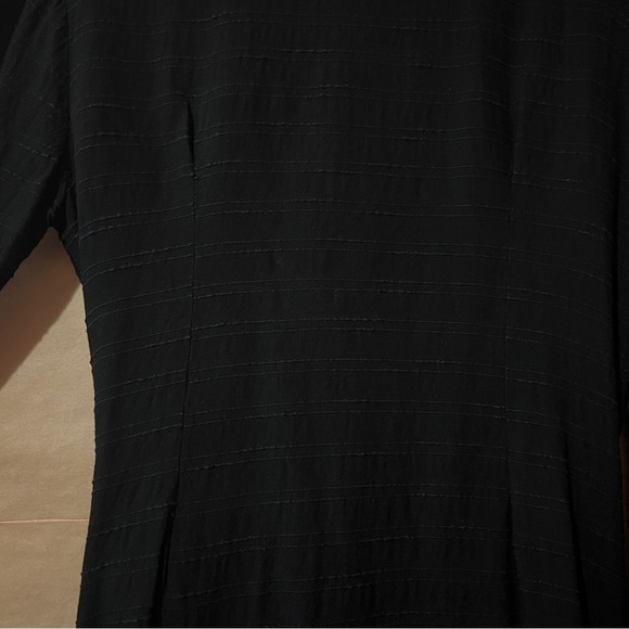 LSPACE | Daydream Tunic Swim Cover-Up Wrap Dress Mini Black Size L - Picture 10 of 13